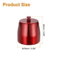 thumbnail image 2 of Ashtray with Lid, Stainless Steel Ash Tray, Small Size, Red, 2 of 6