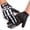 Black-XL, variant on Adult Skiing Gloves with Skeleton Pattern Halloween Windproof Gloves for Teens Snowboarding Outdoor Sports Gloves