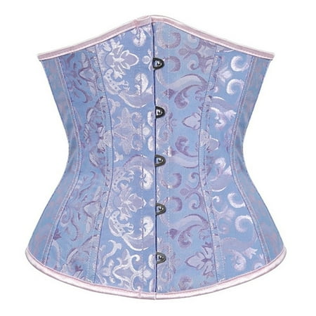 

Mackneog Best Bras for Women Womens Floral Trim Corset Overbust Waist Cincher Bustier Top Polyester Push Up Bras for Women
