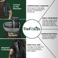 thumbnail image 4 of Bastones de senderismo TheFitLife, plegables y ligeros, de color gris, 4 of 6