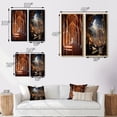 thumbnail image 4 of Designart "The Inner Islam wall decor I" Islam Framed Wall Art Set Of 2 - Beige Spiritual Framed Canvas Set For Living Room Decor, 4 of 7
