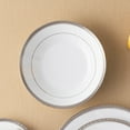 thumbnail image 6 of Noritake Charlotta Platinum Set of 4 Soup Bowls, 6 of 7