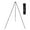 Black, variant on 105Cm Aluminum Campfire Tripod Portable Adjustable Cooking Support Stand
