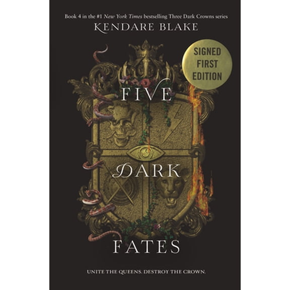 Pre-Owned Five Dark Fates - Signed / Autographed Copy (Hardcover) 0062955063 9780062955067