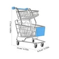 thumbnail image 2 of Mini Chariot de Courses Support de Maquillage Panier de Rangement Jouet Petit Chariot de Courses, 2 of 8