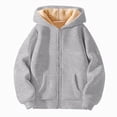thumbnail image 2 of UAYOTSE Girls Sherpa Hoodie Fleece Lined Hooded Sweatshirt Pullover Sweater,Sizes 3-4 Years, 2 of 5