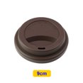 thumbnail image 1 of 2 Sizes Universal Reusable Silicone Cup Cover Fresh Lids Insulation Anti-Dust Cup Cover Coffee Mug Lid Suitable For 8.5-9cm, 1 of 6