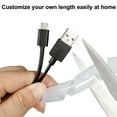 thumbnail image 2 of Uxcell Flexible Spiral Tube Cable Wire Wrap Manage Cord 75.4ft Long 0.16" OD Transparent, 2 of 5