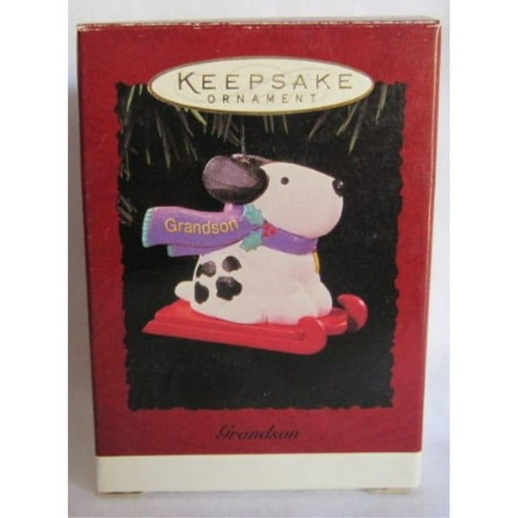 hallmark keepsake ornament grandson 1996