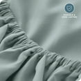 thumbnail image 6 of Bare Home Luxury 1800 Collection Fitted Sheet, Ultra-Soft, Deep Pocket, Full, Sea Spray, 6 of 8