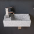 thumbnail image 5 of ALFI brand ABCO108 16" Small Rectangular Solid Concrete Gray Matte Wall Mounted Bathroom Sink, 5 of 9