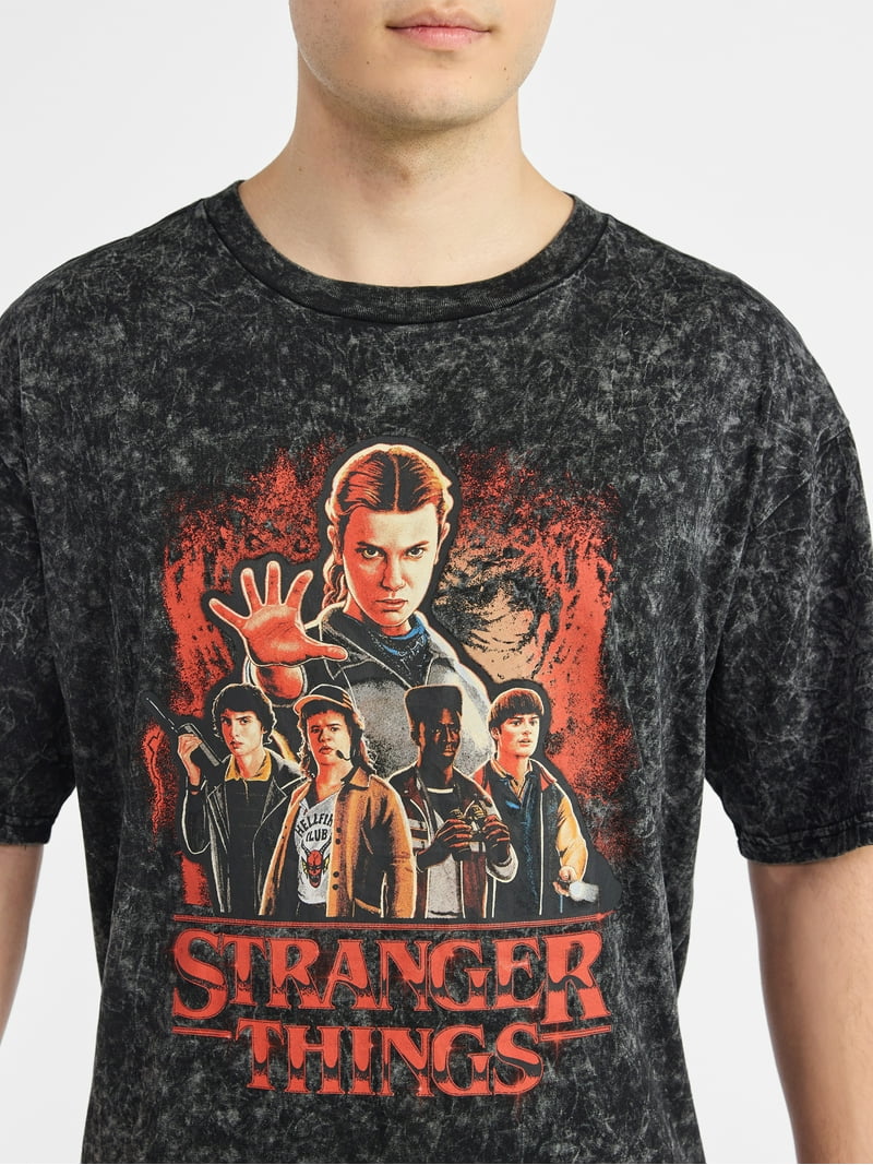 Netflix Stranger Things Roll Out Oversized Graphic T-Shirt