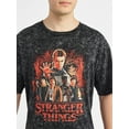thumbnail image 3 of Netflix Stranger Things Roll Out Oversized Graphic T-Shirt from No Boundaries, Men's & Big Men's, 3 of 4