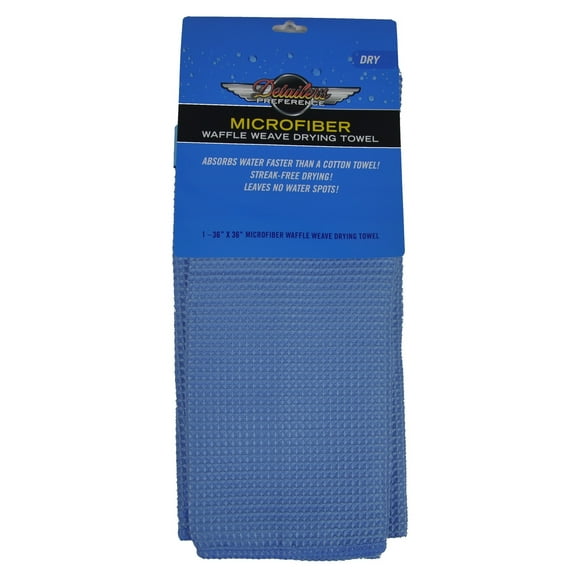 Detailer's Preference Microfiber Waffle Giant Drying Towel 36 X 36 in (9 SqFt)