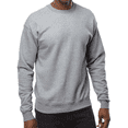 thumbnail image 5 of Hanes Perfect Fleece Crewneck Sweatshirt Unisex Adult -WD16 Soft Casual Sweatshirt, (Light Steel, L), 5 of 5