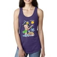 thumbnail image 1 of Wild Bobby, Betty Boop Island Girl Paradise Betty Boop Ladies Racerback Tank Top, Purple Rush, X-Large, 1 of 5