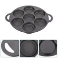 thumbnail image 4 of 1Pcs Breakfast Skillet Pan Black Heat Insulation Pancakes Cooking for Families, 4 of 6