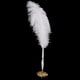 thumbnail image 3 of Soporte de Metal Zulema con pluma de avestruz para firma en Boda, 3 of 8