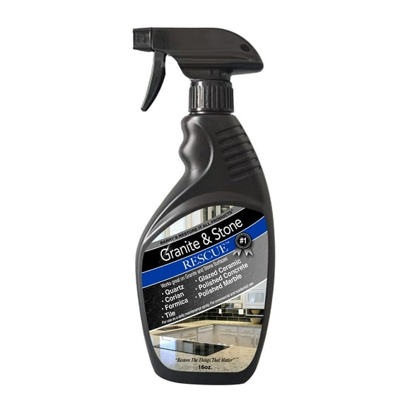 Barry's Restore It All Products - Granite & Stone Rescue Vaporisateur (16oz.) / Liaison Moléculaire, Scellant et Rehausseur Respirants. Sans Accumulation de Résidus Ni de Cire! Élimine la Graisse et les Bavures!