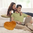 thumbnail image 4 of LuxeLiving Heart Shaped Cushion Pillows, Soft Plush Pillow with Cotton Filler & Skin Friendly Silk Wadding, Home Sofa Decoration, Gift for Wife/Friend, for Bedroom, Living Room, Office, 4 of 4