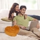 thumbnail image 4 of Almohada de peluche con forma de corazón | Cojín suave de 40 x 50 cm para sofá y cama | Regalo decorativo para esposa, novia o amiga | Decoración para el hogar y la oficina, 4 of 4