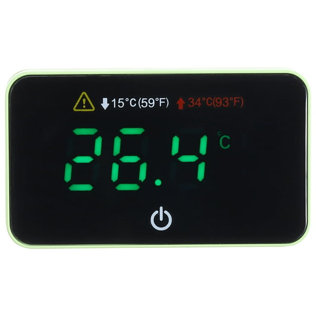 BESTYASH Termómetro Digital Para De Reptiles Con Indicador LED Y Base Adhesiva