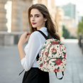 thumbnail image 6 of FORMRS Mini Backpack Purse for Women Travel Daypack Casual Shoulder Bag, Christmas Floral, 6 of 7