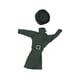 thumbnail image 5 of Ropa femenina a escala 1/6, accesorio para fotos, disfraz elegante Verde, 5 of 9