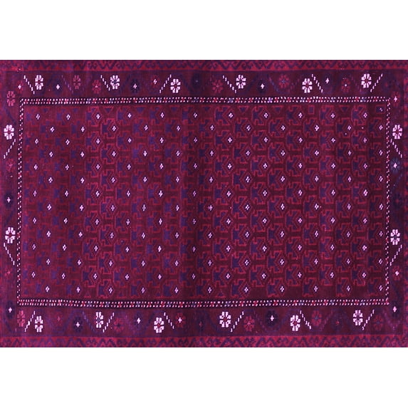 Ahgly Company Indoor Rectangle Southwestern Pink Country Area Rugs, 8' x 10'