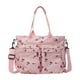 thumbnail image 2 of Bolsa de hombro cruzado para mujer de print rosa, gran capacidad, casual, 2 of 5