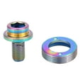thumbnail image 2 of Kit de tornillos para eje de pedalier y biela de bicicleta de montaña y carretera M8 x 15 mm (arcoíris), 2 of 12