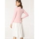 thumbnail image 5 of Cardigan Dobladillo Rizado RebeDe Punto Frente De CorbaPaMujeres RoXS, 5 of 6