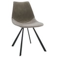 thumbnail image 6 of SAFAVIEH Greer Modern Tufted Dining Chair, Grey, Set of 2 (23.8 in. W x 19 in. D x 32.5 in. H), 6 of 13