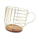 thumbnail image 4 of Soporte para cápsulas de café Contenedor para cápsulas de café Organizador de tazas Cápsula de café de alambre oro sin letras, 4 of 9
