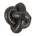 thumbnail image 5 of 4", 4", 3"W Black Resin Knot Inspired Geometric Sculpture, by CosmoLiving by Cosmopolitan (3 Count), 5 of 9