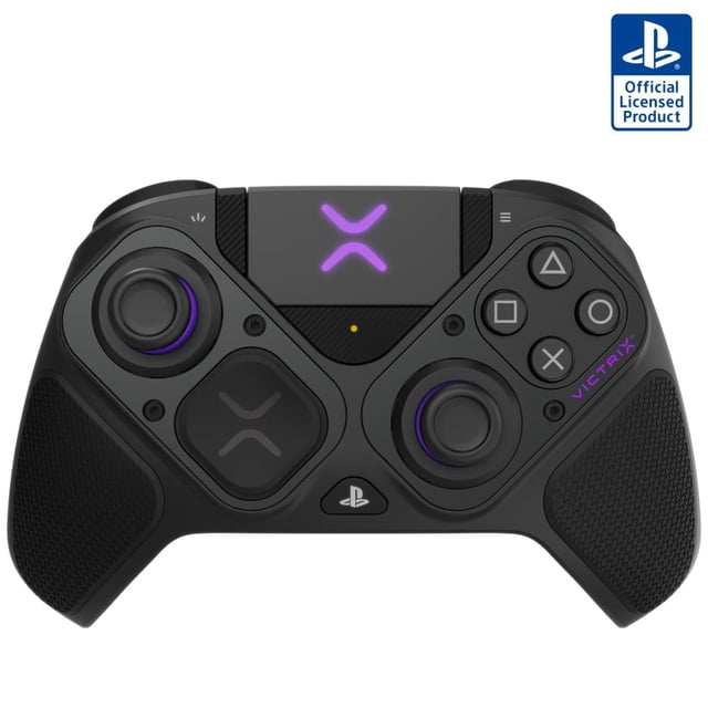 PDP Victrix Pro BFG Controlador de juegos inalámbrico para Playstation 5 / PS5 PS4 PC Modular Esports Gamepad Botones reasignables Disparadores/paletas/D-Pad/Fightpad PC App personalizables Negro