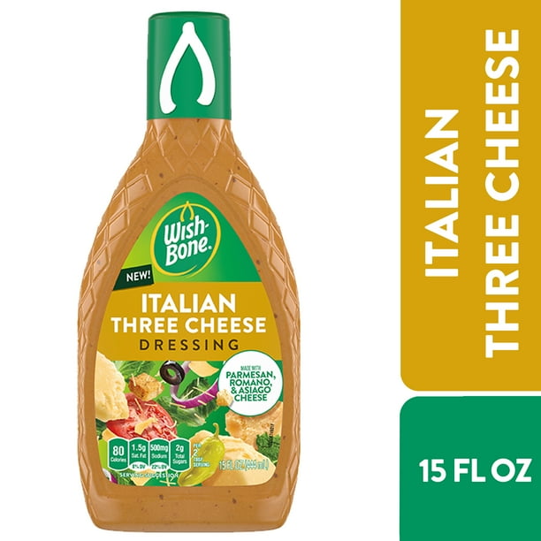 WishBone Italian Three Cheese Dressing, 15 FL OZ
