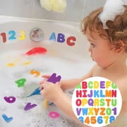 36 PCS Foam Bath Letters & Numbers for Toddlers 1-3, Mold Free Floating Bathtub Toys, Non-Toxic EVA Educational Baby Bath Toys, Early Learning Bath Wall Toys, Stocking Stuffers & Party Favors