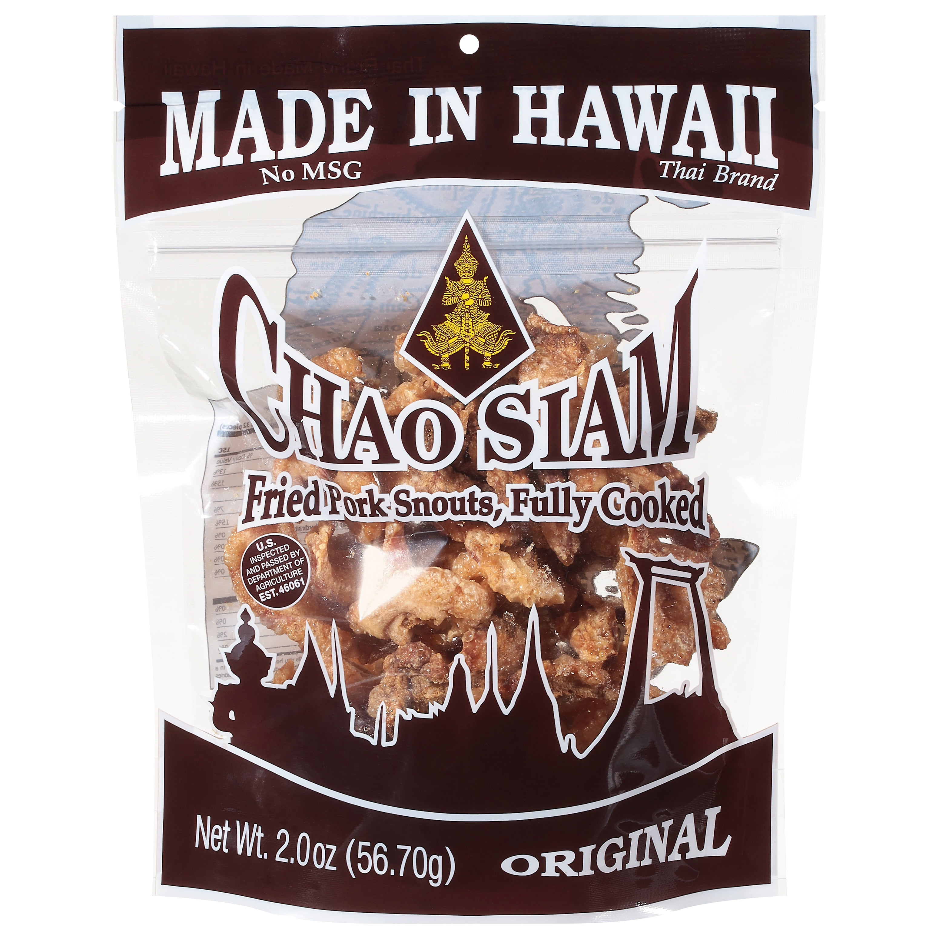 Chao Siam Fried Pork Snouts 2 Oz