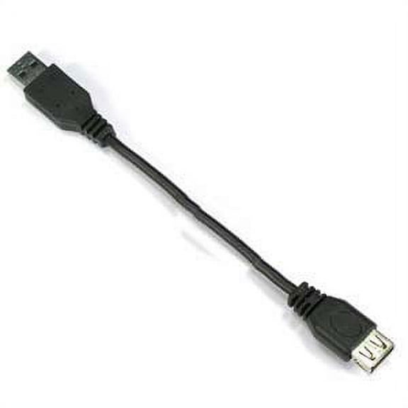 ACCL 7" A Male/Female USB2.0 Cable, 2 Pack