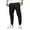 Black, variant on Brondbend Men Fashion Cargo Pants Casual Comfy Solid Color Pockets High Waist Drawstring Pants Lounge Going Out Joggers Pants