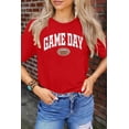 thumbnail image 6 of Football Shirts for Women Game Day Tshirt Sunday Football Graphic Tee Top Funday Shirt Blouse, 6 of 7