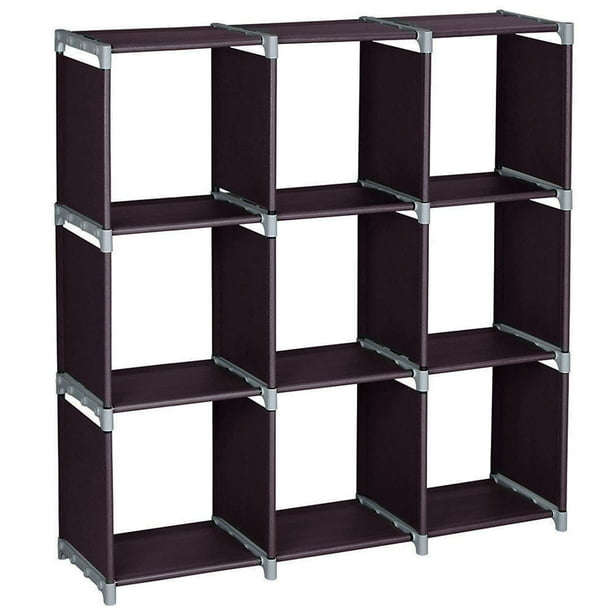 3 Tiers 9 Cubes Storage Shelf, Cube Storage Shelves