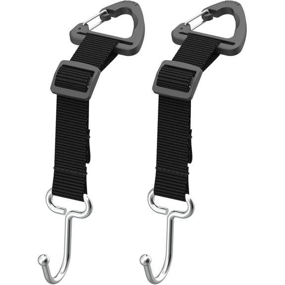 Car Purse Holder Hook, Car Seat Headrest Hooks for Purses and Bags Cute, Metal Adjustable Hidden Hooks for Handbag, Hanger Storage Organizer, Heavy Duty 100 lbs. (P1)
