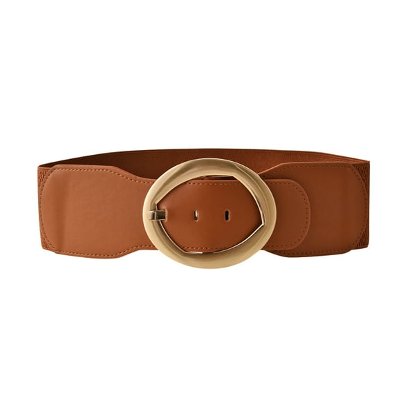 Ceinture de Taille pour Femmes, Étroite et Extensible, Ceinture de Robe, Fine, Boucle, Ceinture en Cuir