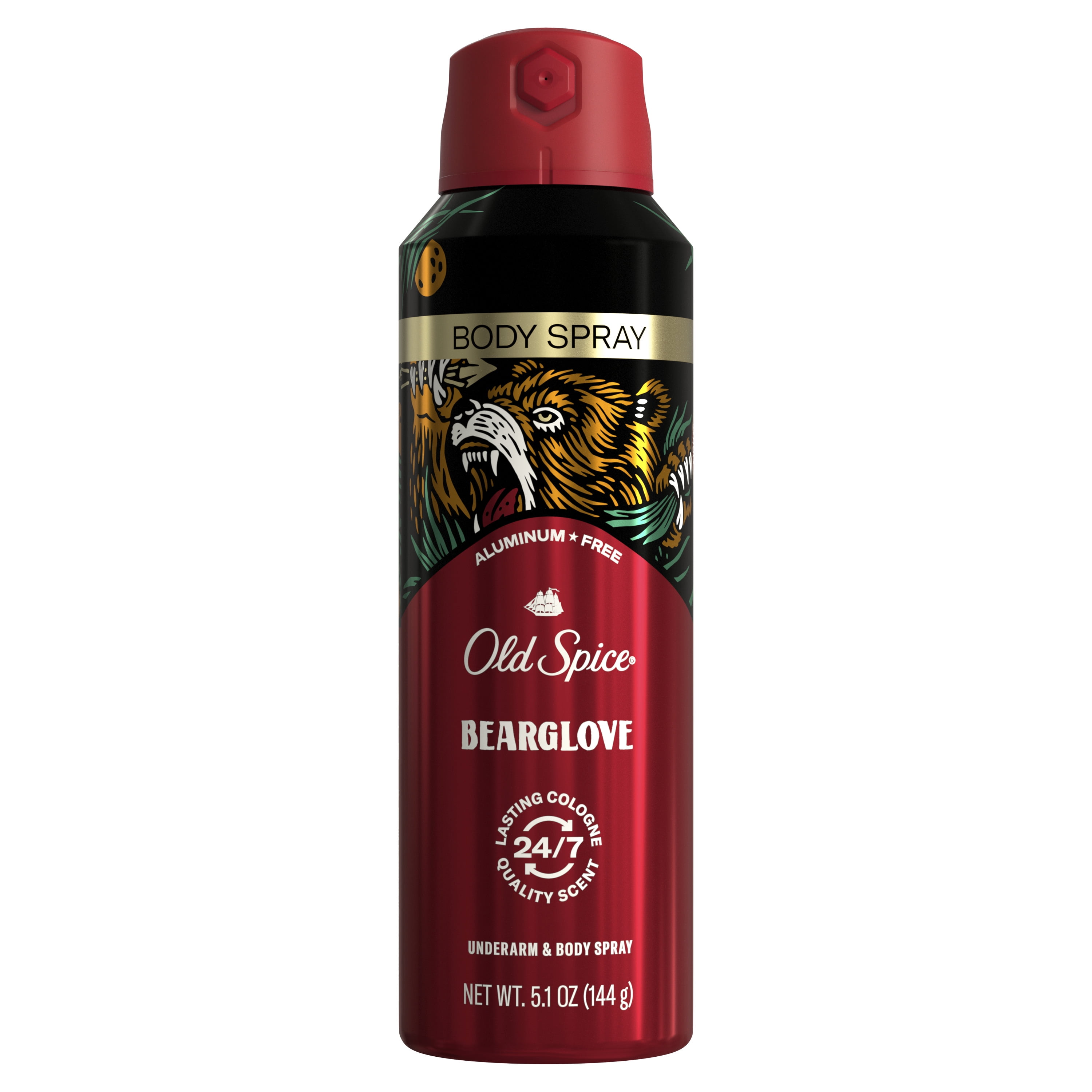 Old Spice Bearglove Body Spray For Men 5 1 Oz