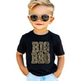 thumbnail image 2 of Big Bro Camo Shirt for Boys Matching Sibling Graphic Tee Camouflage Older Brother TShirt Black Shirt 12 Months, 2 of 8