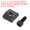 Black, variant on Guitar Locking Nut Clamp and Screws Metal Guitar String Block Nut Fittings Black for Tremolo Bridge 6 Pack