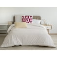thumbnail image 3 of 18" x 18" Simply Daisy Heart And Flowers Grid Polyester Accent Pillow, Bold Pink Qty 1, 3 of 3