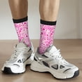 thumbnail image 6 of Rateoe Breast Cancer Awareness2 for Women Casual Calf Socks - Cute Crew Socks - Thin Soft Above Ankle Socks Size 5-11, 6 of 6